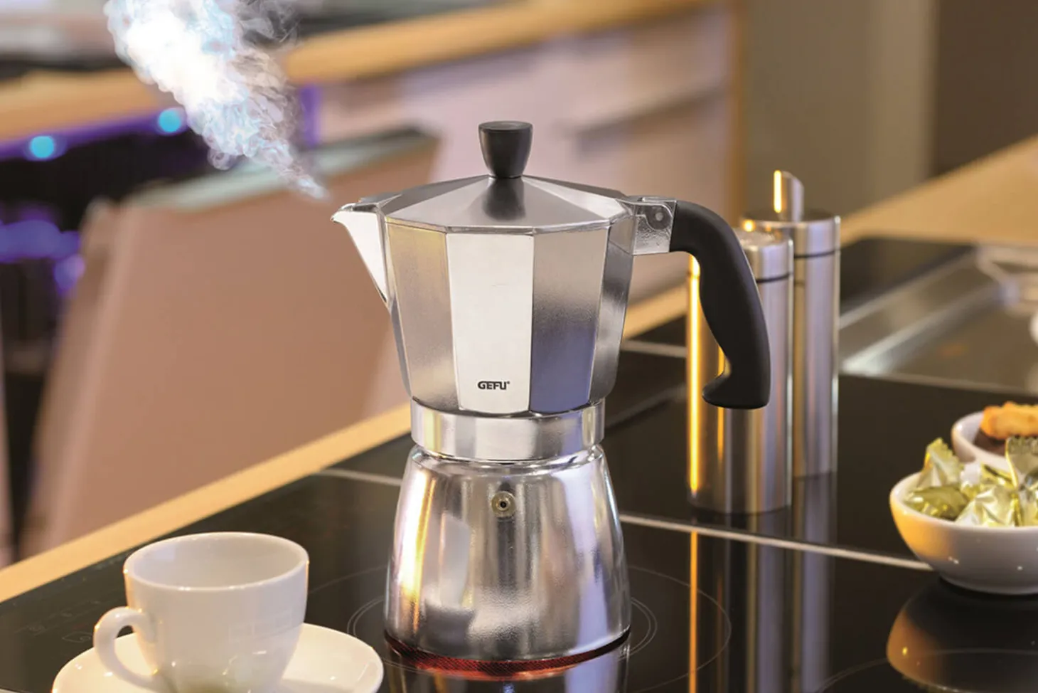 Cafetière italienne Gefu Lucino en aluminium