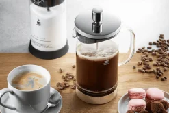 Cafetière à piston Gefu Diego en inox et verre borosilicate 1000ml