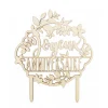 Cake topper "Joyeux Anniversaire" Scrapcooking en bois