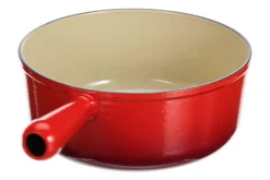 Caquelon Le Creuset 22cm en fonte émaillée Cerise