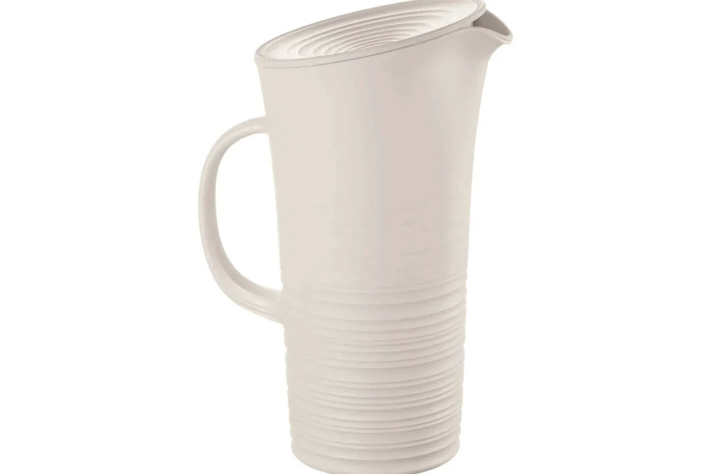 Carafe blanche Guzzini Tierra en bouteilles recyclées 1,8L