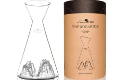 Carafe à eau Alaskan Maker Topographic Grand Canyon en verre cristallin