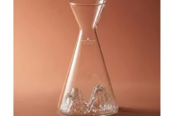 Carafe à eau Alaskan Maker Topographic Grand Canyon en verre cristallin
