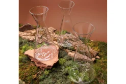 Carafe à eau Alaskan Maker Topographic Aiguille du midi en verre cristallin