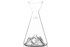 Carafe à eau Alaskan Maker Topographic Aiguille du midi en verre cristallin