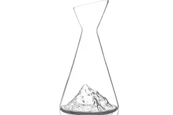 Carafe à eau Alaskan Maker Topographic Mont Cervin en verre cristallin