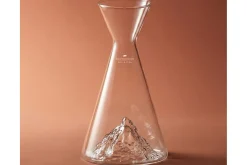 Carafe à eau Alaskan Maker Topographic Mont Cervin en verre cristallin