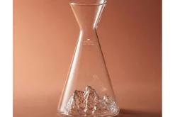 Carafe à eau Alaskan Maker Topographic Everest en verre cristallin