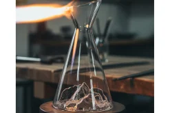 Carafe à eau Alaskan Maker Topographic Everest en verre cristallin