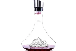 Carafe à vin Alaskan Maker Topographic Mont Everest en verre cristallin