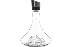 Carafe à vin Alaskan Maker Topographic Mont Everest en verre cristallin