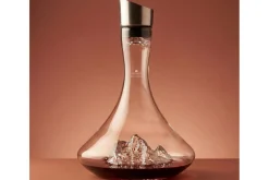 Carafe à vin Alaskan Maker Topographic Mont Everest en verre cristallin