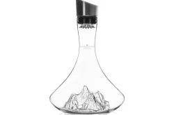 Carafe à vin Alaskan Maker Topographic Aiguille du Midi en verre cristallin