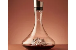 Carafe à vin Alaskan Maker Topographic Mont Rosa en verre cristallin