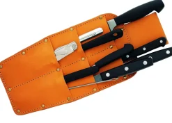 Carquois en cuir Au Nain 10 couteaux et accessoires