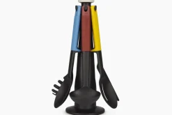 Carrousel de 6 ustensiles Joseph Joseph Elevate Multicolore avec support de rangement rotatif