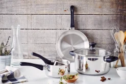Casserole Beka Polo en acier inoxydable 18/10 et poignée en bakélite
