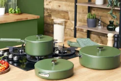 Casserole Cookut La Merveilleuse 16cm en acier inoxydable Steel Green®