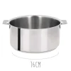 Casserole Cristel Mutine Amovible en inox