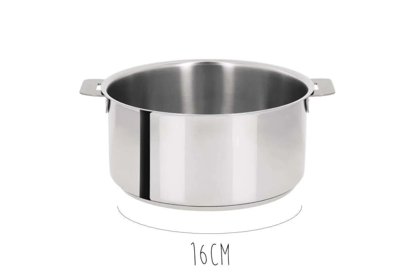 Casserole Cristel Mutine Amovible en inox