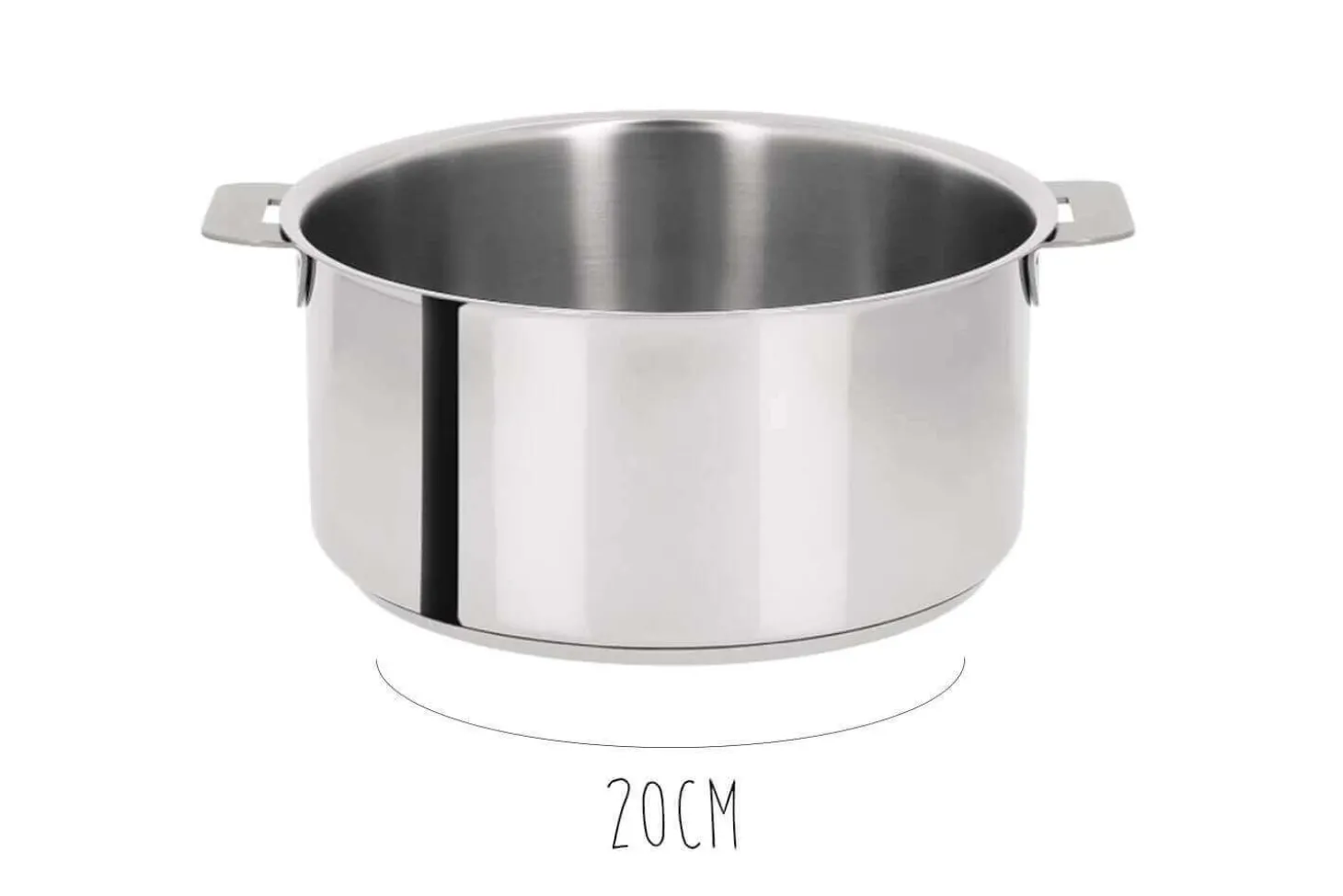 Casserole Cristel Mutine Amovible en inox
