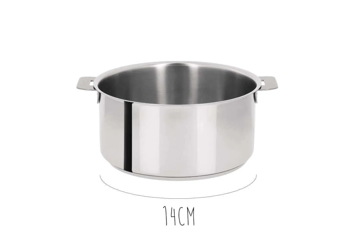 Casserole Cristel Mutine Amovible en inox