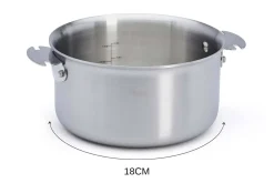 Casserole De Buyer Alchimy Loqy amovible en inox 18/10 multicouches