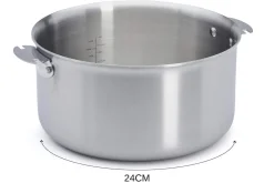 Casserole De Buyer Alchimy Loqy amovible en inox 18/10 multicouches