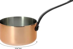 Casserole en cuivre De Buyer Inocuivre poignée en fonte d'acier