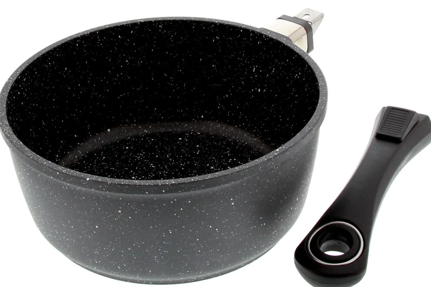 Casserole en fonte Pradel Excellence Premium 20cm façon pierre tous feux/ induction
