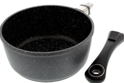 Casserole en fonte Pradel Excellence Premium 16cm façon pierre tous feux/ induction