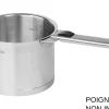 Casserole haute graduée Cristel Strate Amovible 14cm en acier inox 18/10
