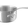 Casserole Mauviel M'Cook tout inox avec poignée fixe compatible induction