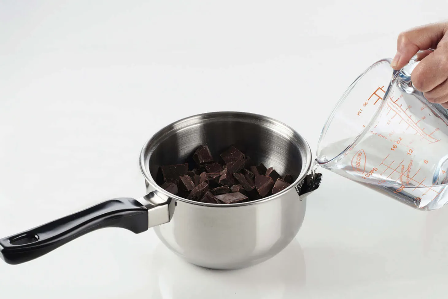 Casserole spéciale bain-marie 988ml en inox