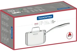 Casserole Tramontina Grano 1,7L en inox triple couche 16cm