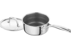 Casserole Zwilling Peak Ceraforce® HyCoat en acier inoxydable et revêtement céramique avec couvercle en verre