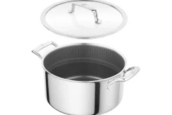 Casserole Zwilling Peak Ceraforce® HyCoat en acier inoxydable et revêtement céramique avec couvercle en verre
