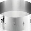 Cercle à gâteaux extensible Gefu Tondo Clip en acier inoxydable hauteur 10cm