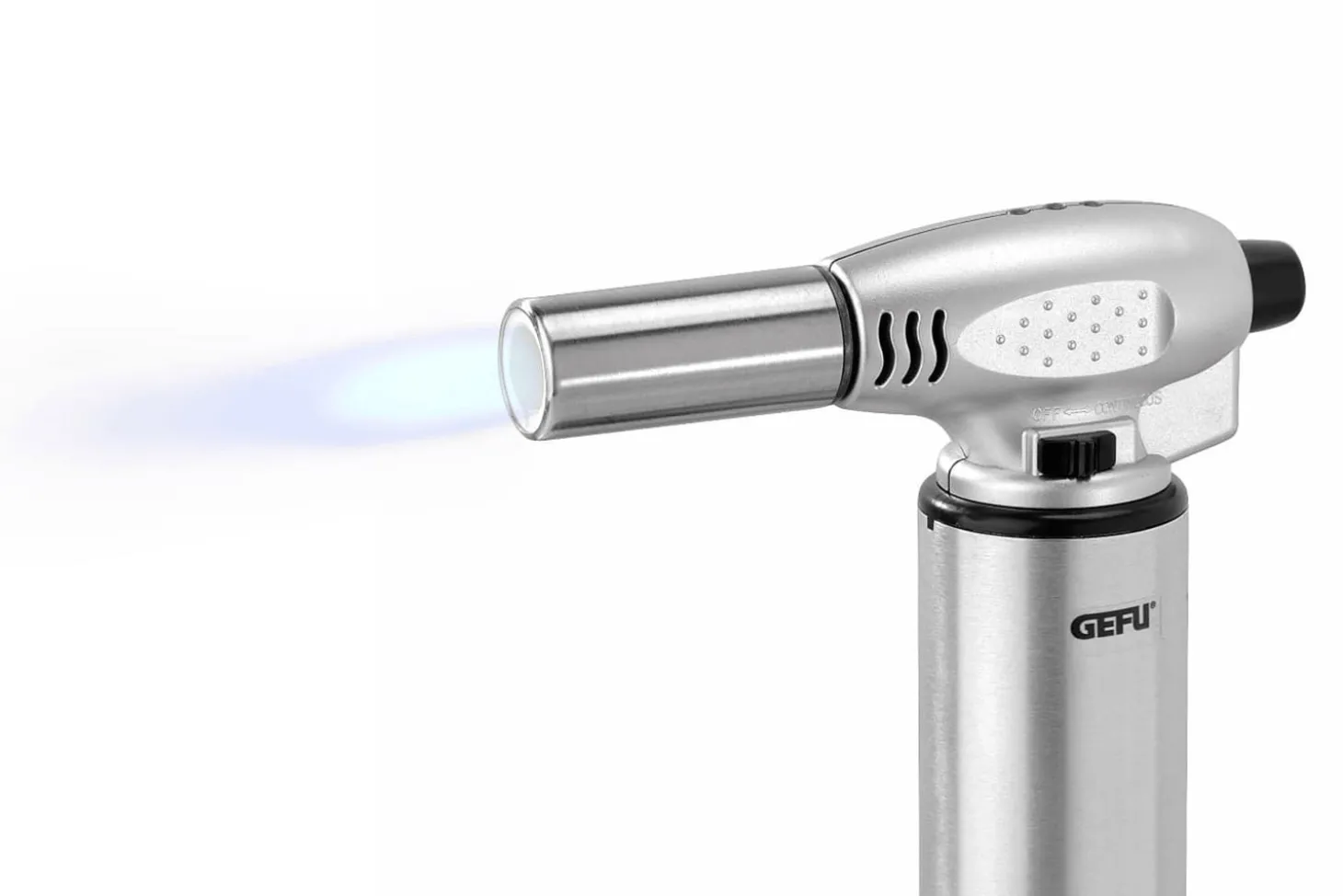 Chalumeau de cuisine professionnel Gefu Fuego jusqu'à 1300°C
