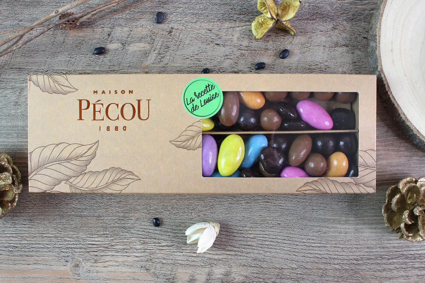 Chocolats Pécou La Recette de Louise - assortiment de friandises