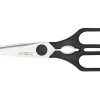 Ciseaux de cuisine 21cm acier inoxydable manche noir
