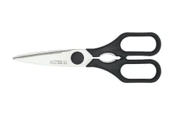 Ciseaux de cuisine 21cm acier inoxydable manche noir