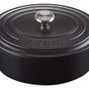Cocotte ovale en fonte émaillée Le Creuset Signature 33cm Noir Mat