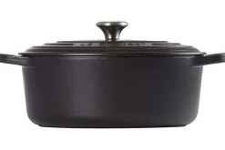 Cocotte ovale en fonte émaillée Le Creuset Signature 33cm Noir Mat