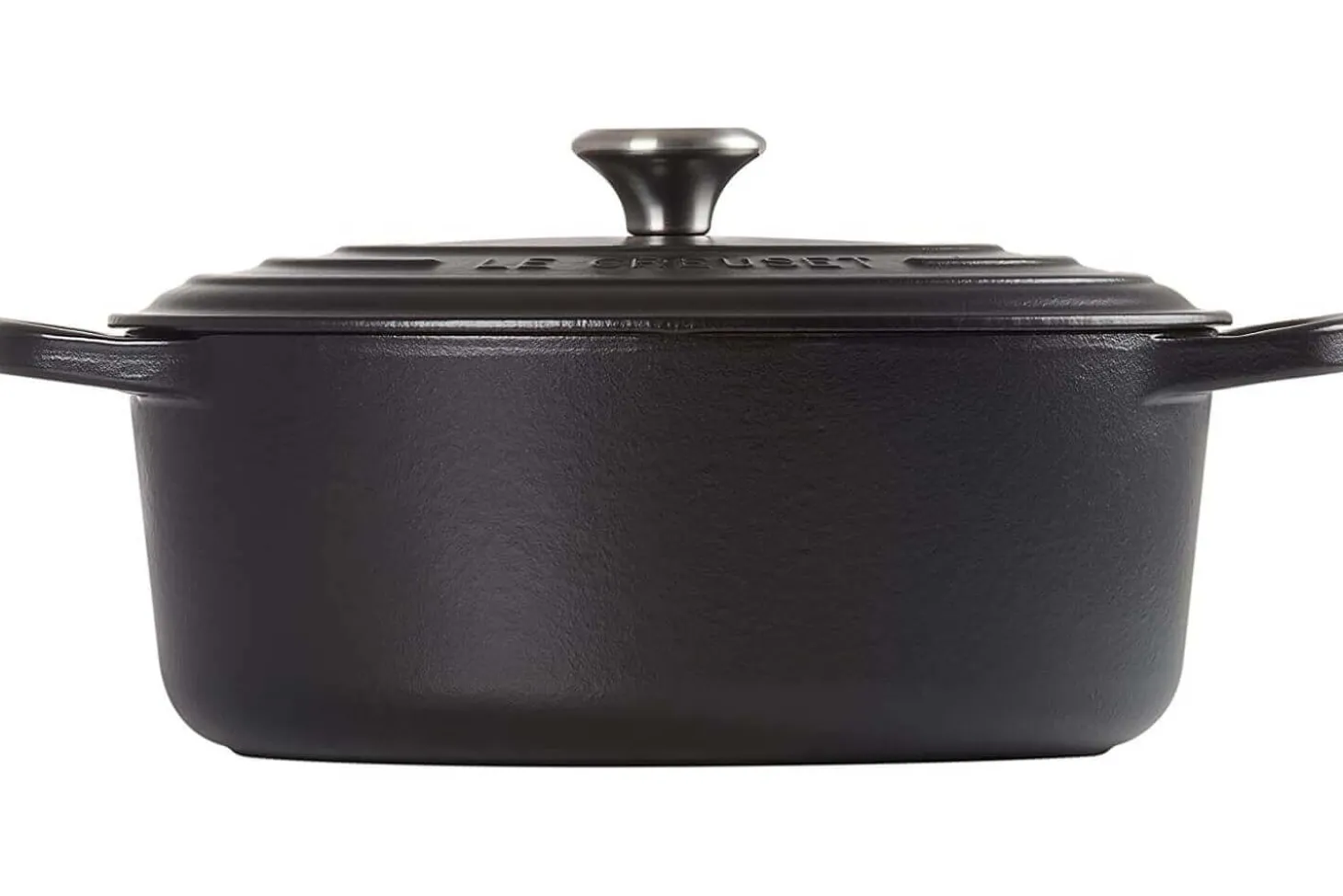 Cocotte ovale en fonte émaillée Le Creuset Signature 33cm Noir Mat