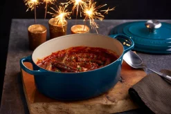 Cocotte ovale en fonte émaillée Le Creuset Signature 29cm Deep Teal