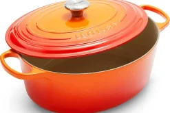 Cocotte ovale en fonte émaillée Le Creuset Signature 33cm Volcanique
