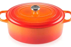 Cocotte ovale en fonte émaillée Le Creuset Signature 33cm Volcanique