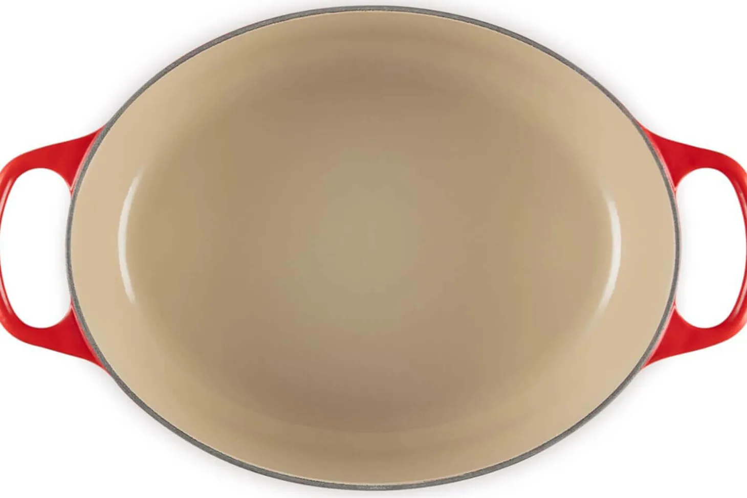 Cocotte ovale en fonte émaillée Le Creuset Signature 33cm Cerise