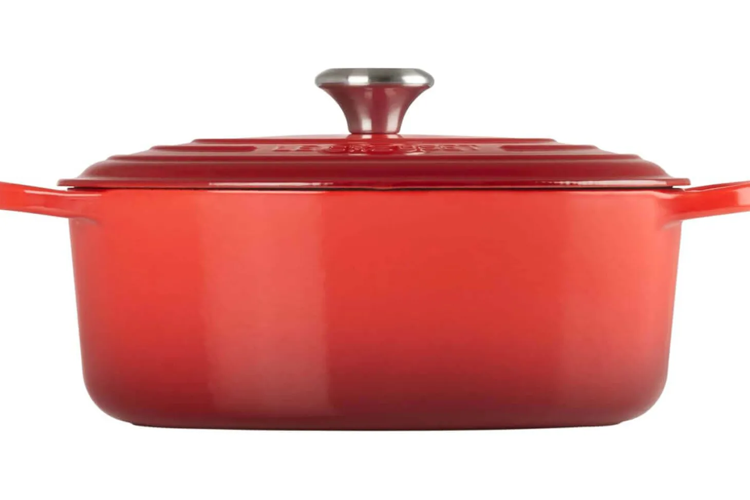 Cocotte ovale en fonte émaillée Le Creuset Signature 33cm Cerise
